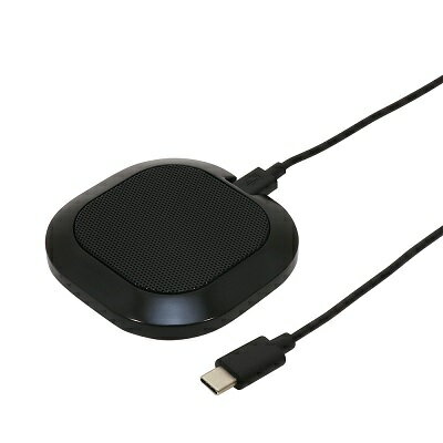 USB Type-C デジタルマイクロホン 平型 集音マイク ミヨシ　MCO　UMF-06 360度 無指向性 ビデオチャット/zoom/Skype/web会議/オンライン会議