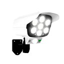 人感センサー搭載 LED ソーラーライト 77LED ガーデン 明るい 自動点灯 高輝度 壁面 ウォール 防犯 照明 tecc-77light(3)