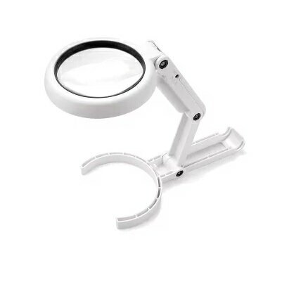 拡大鏡 手持ち ルーペ LEDライト 5倍 11倍 2way 卓上 8LED 折り畳み USB給電 自立式スタンド 虫眼鏡 2..