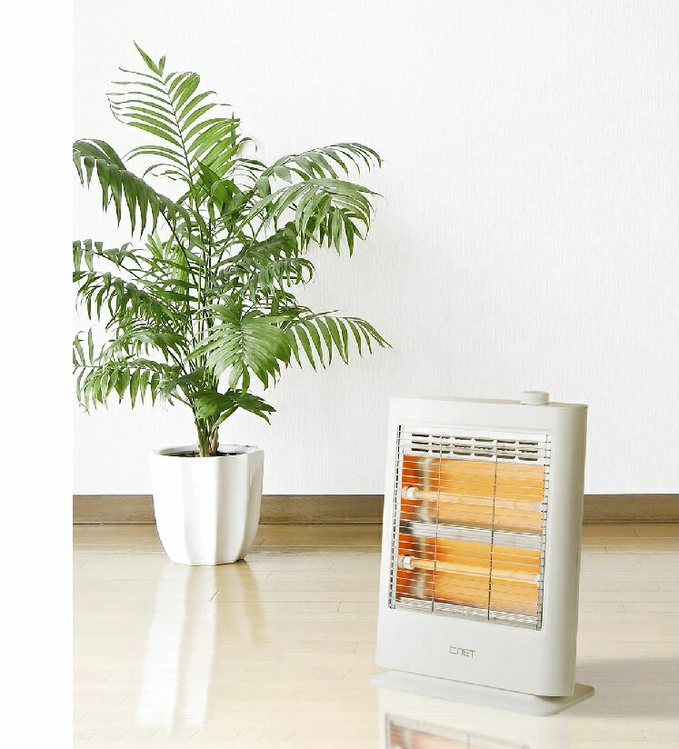 石英管ヒーター 電気ストーブ シィー・ネット C:NET CDEM106WH 温度2段階切替 弱：400W / 強：800W 手..
