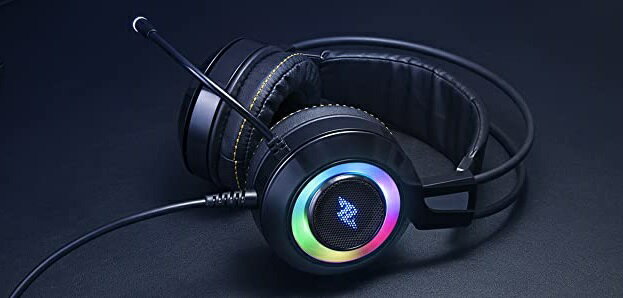 ABKO ゲーミングヘッドセット リアル7.1ch USB /両耳 /ヘッドバンドタイプ ch60