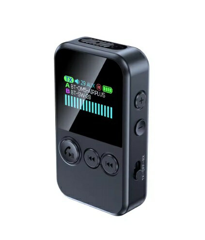 ●受信機&amp;送信機 1台2役 BluetoothアダプタはBluetoothトランスミッターと Bluetoothレシーバーとして使用できます。 ●最新Bluetooth5.4技術 ●2台同時接続可能のデュアル接続 ●自動接続機能で快適 ●視認性抜群のLEDディスプレイ ●簡単操作 ●最大15時間長時間駆動 ●10m長距離通信 ●コンパクトで持ち歩きも簡単★必ずご確認下さい★ ==================================================== 本商品は、電波法令で定められている 技術基準に適合していることを証明する 技適マークが貼付されていない無線機器であり、 日本国内で使用する場合は、 電波法違反になる恐れがございます。 ご使用の際には、十分ご注意下さいますようお願い致します。 詳しくは、最寄りの総務省総合通信局へお問い合わせ下さい。 ====================================================