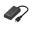 Micro USB TO HDMI 変換 アダプタ ビデオ 画像 写真 動画 出力 モニター プロジェクター フルHD 1080P TEC-MITOHDMID メール便発送 代引不可