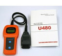 【送料無料 一部地域除く】OBD2 MINI スキャンツール OBD2 U480 コードスキャナー 故障診断機 CAN コードリーダー ORG-A0327U