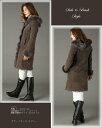 ムートンコート レディース ムートン コート ファー 毛皮 ジャケット mouton coat 12191◆クラス感たっぷり♪スペイン産羊革フーディームートンコート / ムートン コート ファー ロング ムートンコート 羊革 レディース ジョセフ LOEWE ロエベが好きな方にも♪ 大きいサイズ