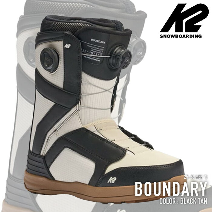 BOUNDARYはライダーのスキルを次なるレベルへと引き上げてくれる。信頼できる機能を備えたこのミッドフレックスブーツは、快適なインチューションコントロールフォーム3Dライナーとサポートとヒールのホールド力を向上させるための3ポイントハーネスを装備。また、H4/M3ゾーナルBOAレーシングで細部までフィット感を調整することが可能。シーズンを通してライダーの探求心に応えてくれる機能が完備されている。 RIDING STYLE: All-Mountain Freestyle ABILITY: Intermediate to Advanced FLEX: 6/10 FEATURES H4 Coiler/M+2 Zonal BOA Fit System with TX3 Lacing - Articulating Cuff Upper with HDR Premium Synthetics - Intuition Control Foam 3D Liner - Internal and External J-Bars - 3-Point Harness Liner Lacing - Harshmellow Insole - This Grips! Premium Rubber Outsole with Harshmellow