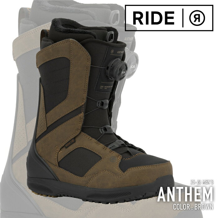 Boots - 日本正規品 スノーボード ブーツ ライド RIDE ANTHEM Brown アンセム メンズ 25-26