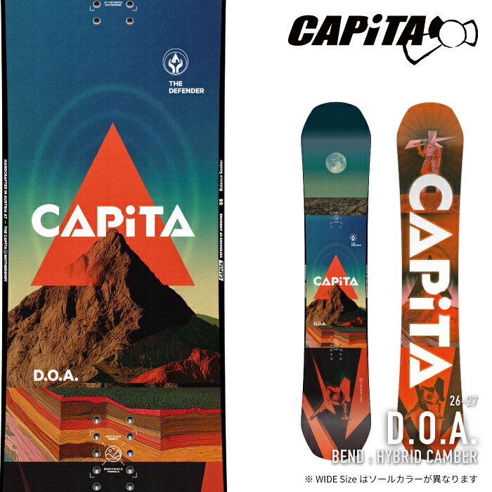 ���r���[�ŃN�[�|����[���{���K�i] �X�m�[�{�[�h �� �L���s�^ CAPITA D.O.A. �f�B�[�I�[�G�[ �����Y 26-27