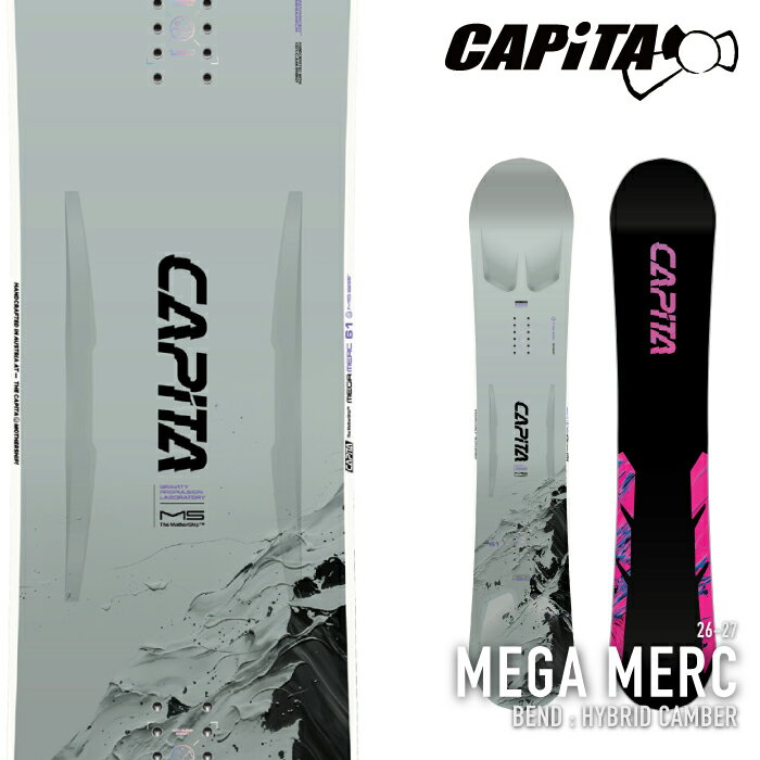 ���r���[�ŃN�[�|����[���{���K�i] �X�m�[�{�[�h �� �L���s�^ CAPITA MEGA MERCURY ���K �}�[�L�����[ �����Y 26-27