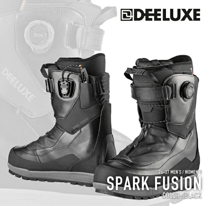 ���r���[�ŃN�[�|����[���{���K�i] �X�m�[�{�[�h �u�[�c �f�B�[���b�N�X DEELUXE SPARK FUSION Black �X�p�[�N �t���[�W���� �����Y ���f�B�[�X 26-27