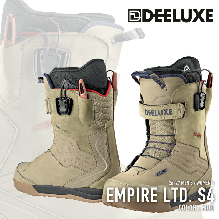���r���[�ŃN�[�|����[���{���K�i] �X�m�[�{�[�h �u�[�c �f�B�[���b�N�X DEELUXE EMPIRE LTD. S4 MUD �G���p�C�A ���~�e�b�h �����Y ���f�B�[�X 26-27
