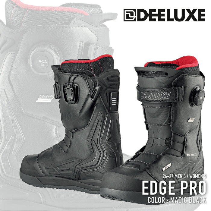 ���r���[�ŃN�[�|����[���{���K�i] �X�m�[�{�[�h �u�[�c �f�B�[���b�N�X DEELUXE EDGE PRO Magic Black �G�b�W �v�� �����Y ���f�B�[�X 26-27