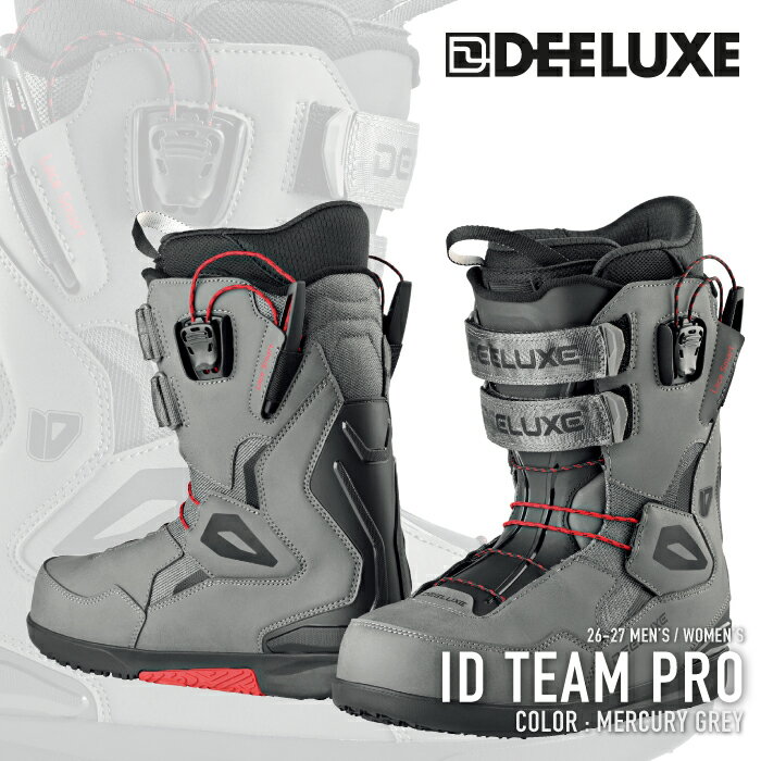 樂天商城 - レビューでクーポン★[日本正規品] スノーボード ブーツ ディーラックス DEELUXE ID TEAM PRO Mercury Grey アイディ チーム プロ メンズ レディース 26-27