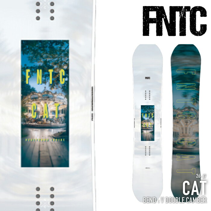 乐天商城 - レビューでクーポン★[日本正規品] スノーボード 板 エフエヌティシー FNTC CAT メンズ レディース 26-27