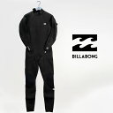 楽天SEVEN STARSビラボン ウェットスーツ BILLABONG 302 3/2MM ABSOLUTE FLATLOCK FULL WETSUIT ABYW100155 Black バックジップ アブソリュート フルスーツ 長袖 無地 ロゴ スーツ サーフ サーフィン 水着 メンズ 男性用