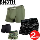 レビューでクーポン★ベニス 無地 プリント ボクサーパンツ 2枚セット BN3TH CLASSIC TRUNK 2 PACK SOLID CAMO M21900...