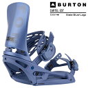 日本正規品 スノーボード ビンディング バートン カーテルEST 2024 BURTON MEN 039 S CARTEL EST Slate Blue/Logo The Channel専用 バインディング スノボー 23-24 男性 メンズ