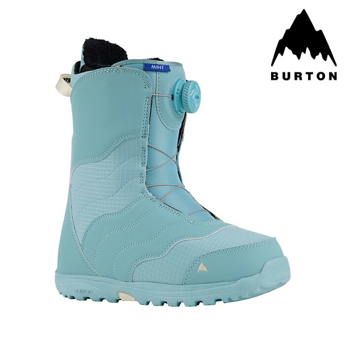 日本正規品 スノーボード ブーツ バートン ミント ボア ワイド 2024 BURTON WOMEN 039 S MINT BOA WIDE Rock Lichen スノボー 23-24 女性 レディース ウーマンズ BOAフィットシステム