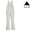 スノーボード ウェア バートン パンツ 2024 BURTON WOMEN'S AVALON STRETCH 2L BIB PANTS Stout White レディース ウーマンズ 女性 ビブパンツ スノボー 23-24 日本正規品