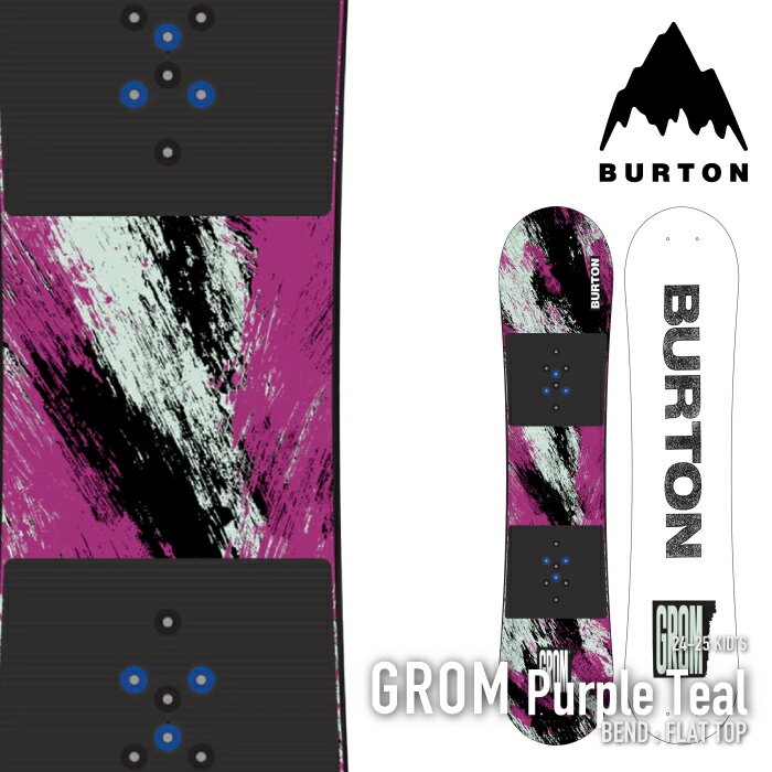 ӥ塼ǥݥ[] Ρܡ  Сȥ 2025 BURTON GROM Purple Teal  å ...