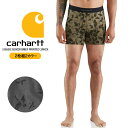レビューでクーポン★カーハート 下着 トランクスタイプ 2枚セット CARHARTT 5 BASIC BOXER BRIEF PRINTED 2PACK MBB124P Duck Camo Super Dux メンズ 男性 2枚 ボクサーブリーフ ボクサーパンツ