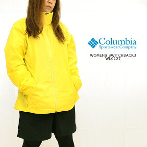コロンビア ハードシェル Columbia Sportswear WOMENS SWITCHBACK3 WL0127 ウーマンズ スイッチバック3 レインジャケット YELLOW 黄色 イエロー 防水 マウンテンパーカー ウインドブレーカー フェス アウトドア 釣り ツーリング キャンプ レディース 女性