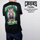 クルックス アンド キャッスルズ Tシャツ CROOKS CASTLES DEATH ROW RECORDS BODR 420 TEE 3DR01741 Black デスロウ スヌープ チェア HIPHOP チカーノ 大きいサイズ XXL 2XL 3XL コラボレーション ヒップホップ グラフィック 半袖 メンズ 男性