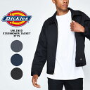 ディッキーズ ジャケット アウター カニウエスト着用モデル Dickies UNLINED EISENHOWER JACKET JT75 Black Charcoal Dark Navy アイゼンハワージャケット ワークジャケット 襟付き ジップアップ メンズ 男性