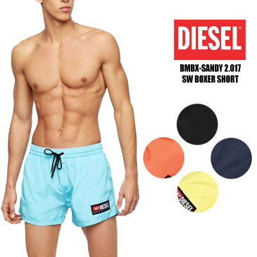 ディーゼル 海パン サーフパンツ Diesel BMBX-SANDY 2.017 SW BOXER SHORT 0GATZ 短め 無地 ロゴ サーフ サーフィン 水着 メンズ 男性用 春夏 sale セール