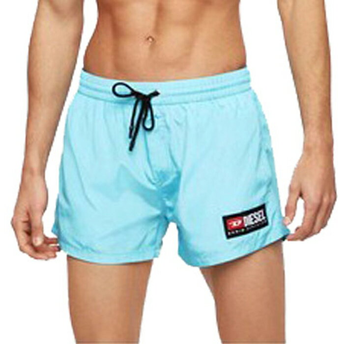 ディーゼル 海パン サーフパンツ Diesel BMBX-SANDY 2.017 SW BOXER SHORT 0GATZ 短め 無地 ロゴ サーフ サーフィン 水着 メンズ 男性用 春夏 sale セール