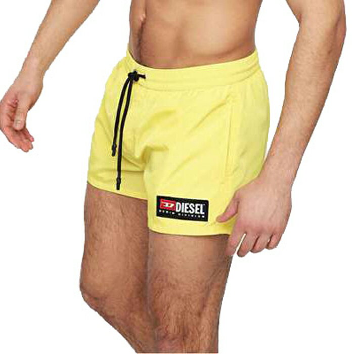 ディーゼル 海パン サーフパンツ Diesel BMBX-SANDY 2.017 SW BOXER SHORT 0GATZ 短め 無地 ロゴ サーフ サーフィン 水着 メンズ 男性用 春夏 sale セール