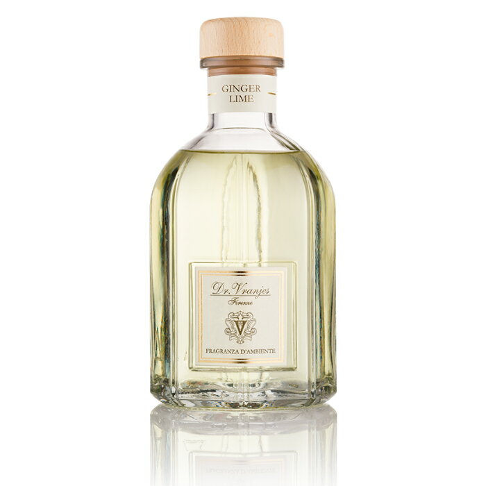 ドットール・ヴラニエス ルーム フレグランス ディフューザー Dr.Vranjes Ginger Lime 500 ml Glass Bottle Home Fragrance FRV0014D 芳香剤 部屋 高級【ラッピングOK/プレゼントに!!】 2