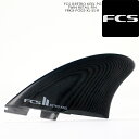 サーフィン フィン ツインフィン FCS 2 RETRO KEEL PG TWIN RETAIL FIN FRKX-PG03-XL-SS-R Black XLサイズ キールフィン ブラック 黒 サーフ サーフボード 2枚