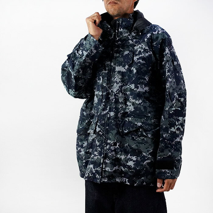 レビューでクーポン★ゴアテックスジャケット U.S.NAVY NWU BLUEBELLY GORETEX PARKA ECWCS エクワックス ブルーベリー 迷彩 デジタルカモ ネイビーデジタル デッドストック メンズ ミリタリー 軍物 アメリカ軍 海軍 ツーリング スノーボード バイク 釣り キャンプ seven-stars-10006879 SEVEN STARS サンプル画像3