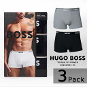 レビューでクーポン★ヒューゴボス ボクサータイプ 3枚セット HUGO BOSS 3P POWER BOXER TRUNK 10242934 01 3枚セット トランク トリプルパック ブラック 黒 グレー 男性 3枚 ボクサーブリーフ ボクサーパンツ