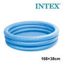 レビューでクーポン★インテックス INTEX クリスタルブループール 168cm U-58446 ビニールプール 家庭用プール