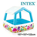 レビューでクーポン★インテックス INTEX サンシェードプール2 U-57470 ビニールプール 家庭用プール