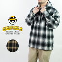 ローライダー クロージング フード付きジャケット LOWRIDER CLOTHING SHERPA LINED FLANNE JACKET kustom Black Brown オンブレチェック フランネル 裏ボア アウター ブルゾン カスタム 大きい…