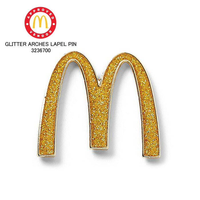 ӥ塼ǥݥڥͥݥȯۥޥɥʥ ڥԥ McDonald's GLITTER ARCHES LAPEL PIN 3236700 ԥХå...