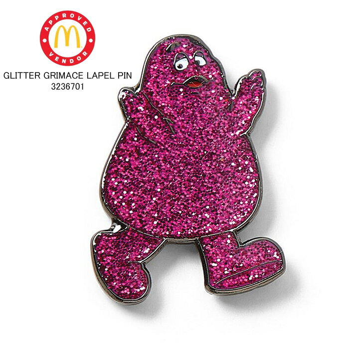 ӥ塼ǥݥڥͥݥȯۥޥɥʥ ڥԥ McDonald's GLITTER GRIMACE LAPEL PIN 3236701 ԥХ...