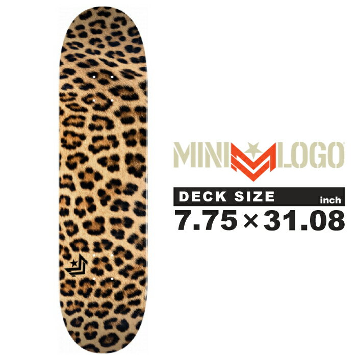 [ǥåơդ]ȥܡ ǥå ߥ˥ mini-logo FIN,FUR&FEATHERS 18 Leopard Fur 7.75 x .31.08 inch DCMMML2912018LF ܡ   鿴  ȥ꡼ SB SK8 ֥  