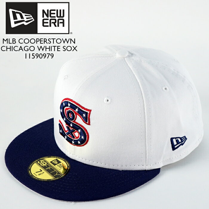 ニューエラ 帽子 キャップ NEWERA 59FIFTY MLB COOPERSTOWN WOOL CHICAGO WHITE SOX 11590979 クーパーズタウン シカゴ ホワイトソックス MLB メジャーリーグ ベースボール 野球