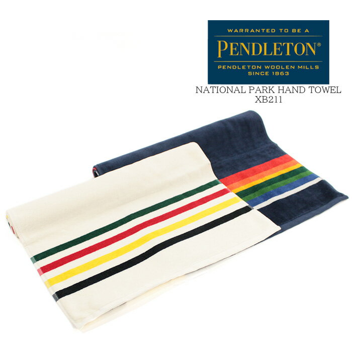 楽天SEVEN STARSペンドルトン ハンドタオル PENDLETON XB211 NATIONAL PARK HAND TOWEL ナショナルパークハンドタオル グレイシャー国立公園 クレーターレイク国立公園 ネイティブ柄 タオル アウトドア キャンプ 誕生日プレゼント ラッピング sale セール