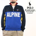 ラルフローレン ポロ ラルフローレン スェット ジャージ トレーナーPOLO RALPH LAUREN ski LS HZ M4 K184SH02 Sapphire Star Multi Black Blue ハーフジッププルオ－バー ニット スキー アルパイン メンズ 男性