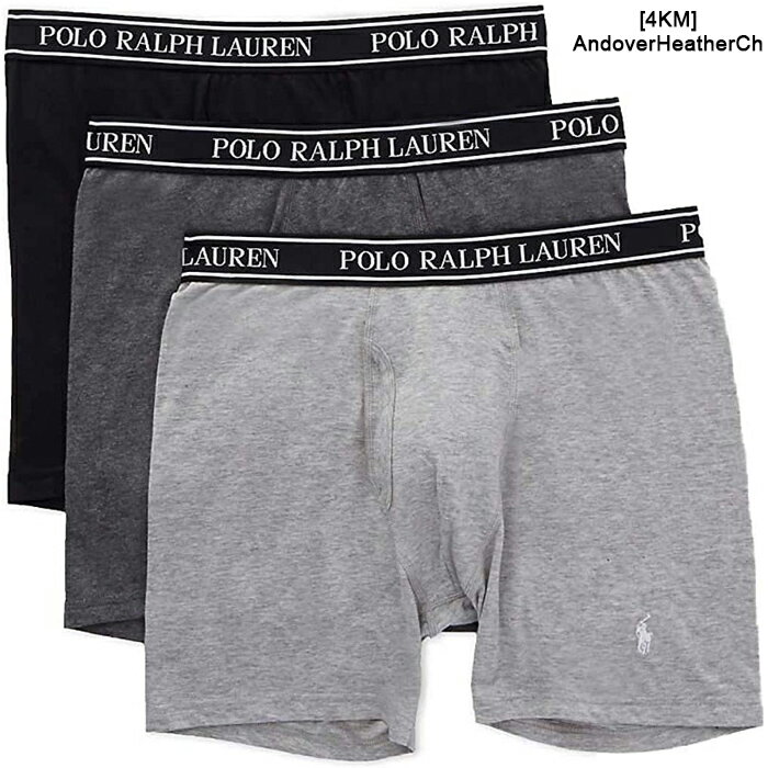 ポロ ラルフローレン ボクサータイプ 3枚セット POLO RALPH LAUREN P3 STRETCH CLASSIC FIT TRUNKS RWBBP3 Navy Blue Black Grey メンズ 男性 3枚 ボクサーブリーフ ボクサーパンツ