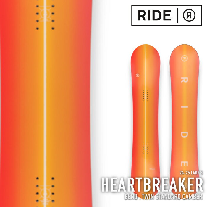 r[ŃN[|[{Ki] Xm[{[h  Ch 2025 RIDE HEARTBREAKER n[guCJ[ fB[X 24-25