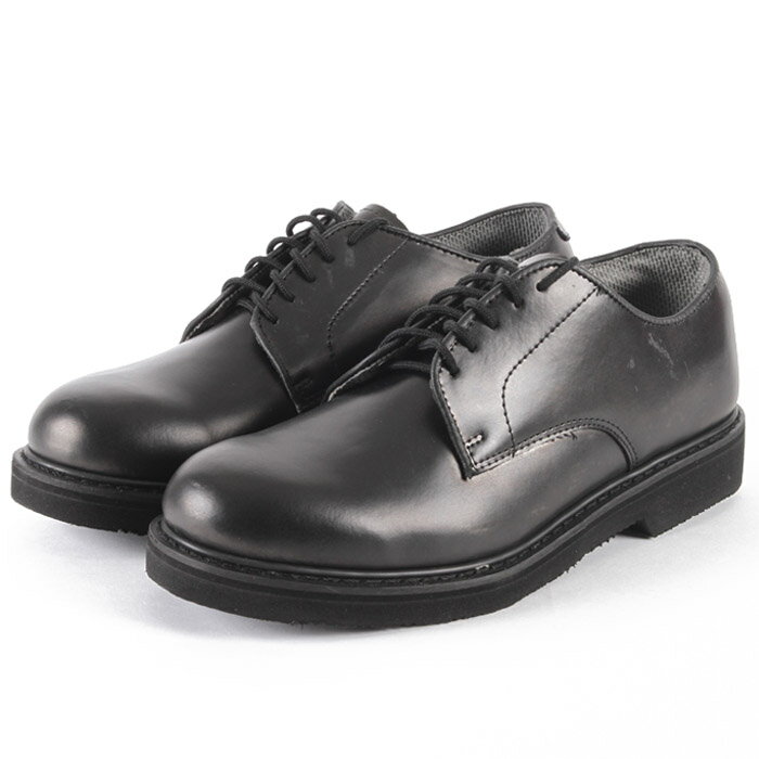 [特典アリ★選べる特典!!]ロスコ 革靴 ROTHCO Military Uniform Oxford Leather Shoes 5085 Black ポストマンシューズ ミリタリー ブーツ 短靴 メンズ 男性