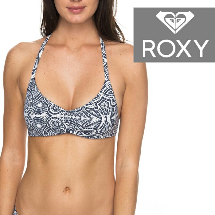  ӥ˥ȥå ROXY Girl Of The Sea-Athletic Tri Bikini Top for Women ERJX303609 MARSHMALLOW TRIBAL VIBES STRIP Black White ޥ  ǥ ե