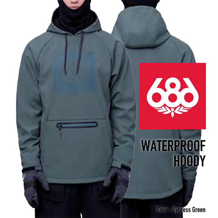 ■商品紹介 [WATERPROOF HOODY] 10,000 MM WATERPROOF + DWR(耐久撥水加工) 柔らかく伸縮性のある素材を使用したソフトシェルのプルオーバーフーディーです。 サイドジッパーを大きく開きエントリー出来る...