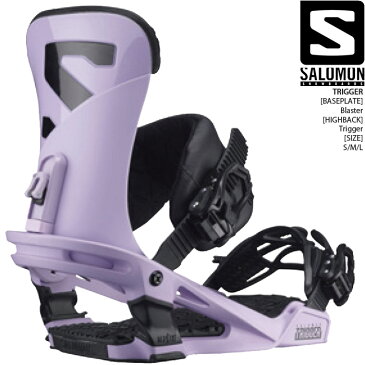 祝★開店[日本正規品][対象商品とSETでお得]スノーボード ビンディング サロモン トリガー 2021 SALOMON TRIGGER Lavender バインディング スノボー 20-21 男性 メンズ おすすめ オススメ 人気 ブランド 中級者 フリーラン パーク ジブ グラトリ ミドルフレックス